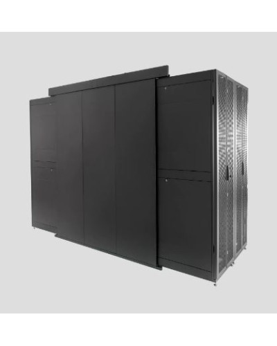 Панель задняя двухрядного коридора сплошная 42U для шкафов серии ШТК-СП-42.×.× ЦМО ЦОД-СП-Ф2-42-9005 в Березниках Аксессуары для стоек и шкафов Pintop.ru