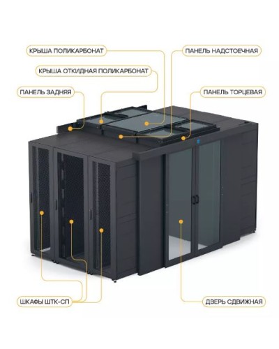 Крыша откидная поликарбонат 800 × 1250 ЭМаг 12/24В для шкафа ШТК-СП-×.8.× ЦМО ЦОД-СП-КОП-НО-800.1250-9005 в Березниках Аксессуары для стоек и шкафов Pintop.ru
