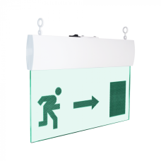 Табло ВИСТЛ Молния-220-УЛЬТРА (торцевое крепление) "Человек стрелка направо в дверь"