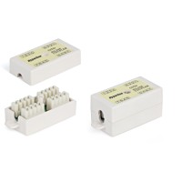 Адаптер проходной (coupler), Dual IDC, категория 5e, 4 пары Hyperline CA-IDC-C5E-WH