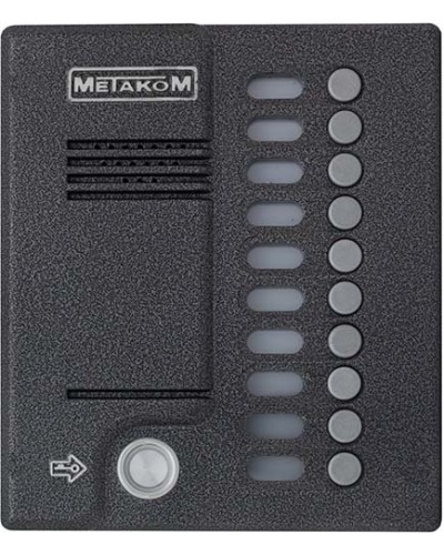 Блок вызова домофона Метаком MК10.2-TM4EN в Березниках Вызывные аудиопанели малоабонентные Pintop.ru