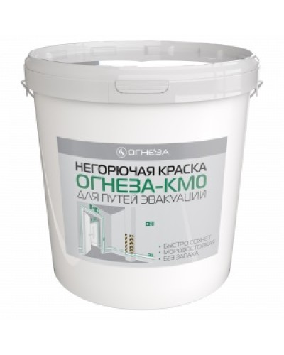 Краска негорючая Огнеза ОГНЕЗА КМ0 , ведро 30 кг., цвет белый в Березниках Огнезащитные краски Pintop.ru