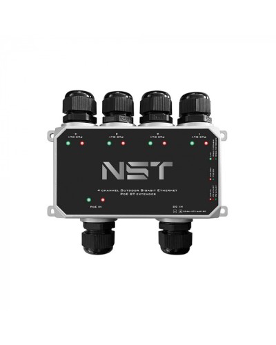Уличный Ultra PoE удлинитель - коммутатор Gigabit Ethernet до 250м на 5 портов NST NS-EXSW-5GP/W в Березниках Дополнительное оборудование для сетей Pintop.ru