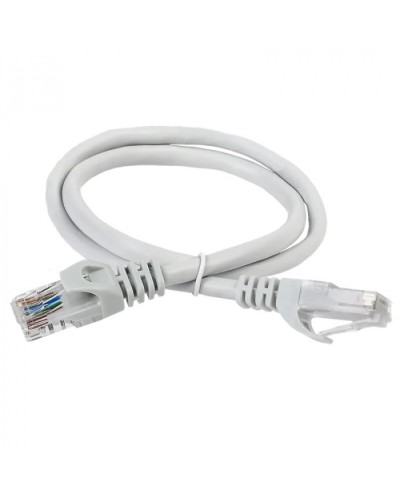 ITK Коммутационный шнур (патч-корд) кат.5Е UTP 1м серый (PC01-C5EU-1M) в Березниках Патчкорды (медные) Pintop.ru