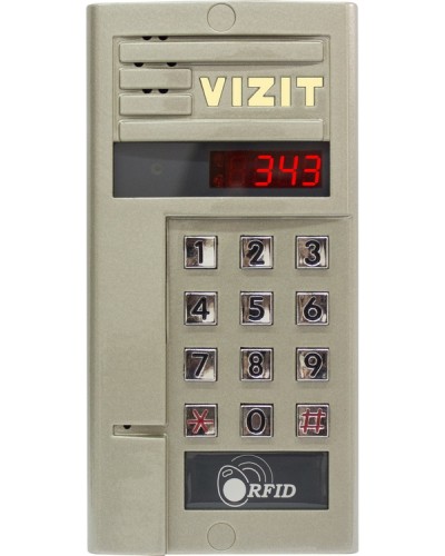 Блок вызова для совместной работы с БУД-302 VIZIT БВД-343F в Березниках Блоки вызова многоабонентные Pintop.ru