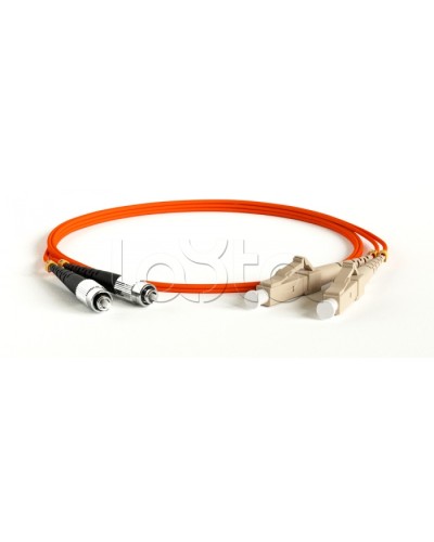 Патч-корд Hyperline FC-D2-50-FC/PR-LC/PR-H-1M-LSZH-OR в Березниках Патч-корды оптические Pintop.ru