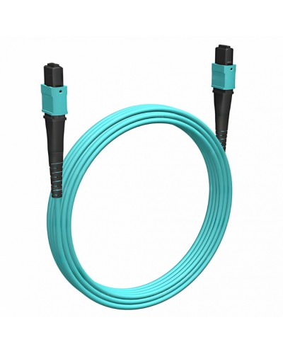 Кабельная сборка MPO(F) -MPO(F)-12 волокон 50/125 OM3, 5 m Cabeus (FOP-50-OM3-12-MPO(F)-12-MPO(F)-B-5m) в Березниках Кабельные сборки (оптические) Pintop.ru