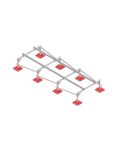 Опорная конструкция для установки оборудования TECHNORAPTOR FOOT 1500х4000 тип 2 HD КМ-профиль (KM-TR-F-SSEI-1500-4000-2 HD) в Березниках Системы видеонаблюдения Pintop.ru