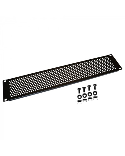 19 вентиляционная фальш-панель 2U, черная LANMASTER (LAN-DC-VNP-2U) в Березниках Вентиляторные модули Pintop.ru