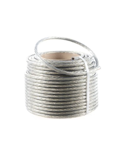 Трос стальной в ПВХ изоляции d=10.0 мм, катушка 50 метров REXANT (09-5300) в Березниках Крепежные изделия Pintop.ru