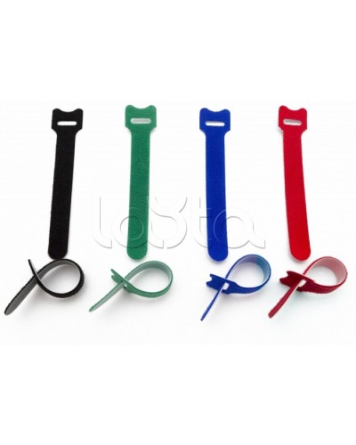 Хомут для кабеля, липучка с мягкой застежкой Hyperline WASN-310-BK-10 в Березниках Стяжки-хомуты Pintop.ru