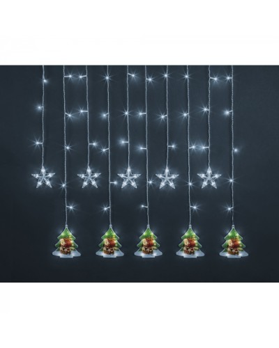 Гирлянда Navigator 95 027 NGF-D037-04 (бахрома звезды и елки WW 3*0.6м IP20) в Березниках Источники света(Лампы) Pintop.ru