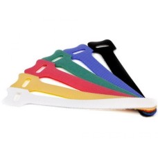 Хомут-липучка 210 мм, оранжевый (20 шт.уп) LANMASTER LAN-VCM210-OR