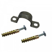 Дюбель-хомут "клоп" (двухлапковый) 19-20 мм Гефест (100 шт/уп)