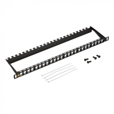 Патч-панель наборная 19" компактная LANMASTER LAN-PPC24OK-UTP