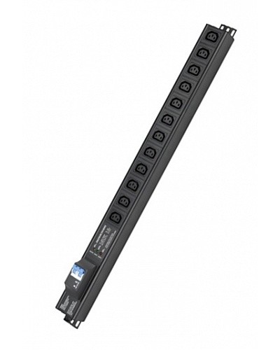 Блок распределения питания вертикальный для 19 шкафов DKC R5VIEC12CBOP в Березниках Блоки розеток Pintop.ru