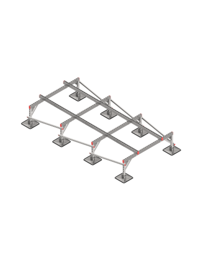 Опорная конструкция для установки оборудования TECHNORAPTOR STEELFOOT 1500х3000 тип 2 HD КМ-профиль (KM-TR-STF-SSEI-1500-3000-2 HD) в Березниках Системы видеонаблюдения Pintop.ru