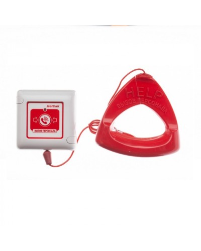 Кнопка со шнуром проводная аналоговая влагозащищенная Getcall GC-0423W1 в Березниках Переговорные устройства Pintop.ru