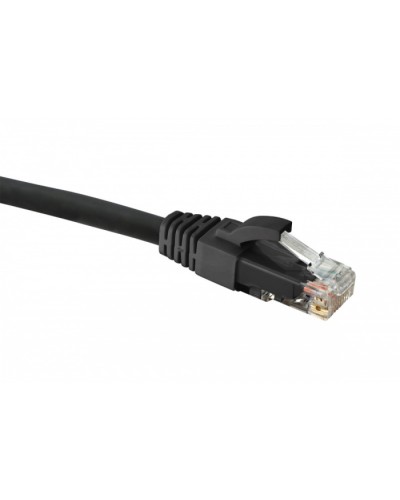 Коммутационный шнур категории 6 U/UTP, LSZH, 0,5 м, черный Eurolan (21D-U6-0EBL) в Березниках Патчкорды (медные) Pintop.ru