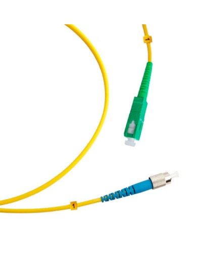 Шнур оптический simplex SC/APC-FC/UPC 9/125 sm 7м LSZH Cabeus FOP(s)-9-SC/APC-FC/UPC-7m в Березниках Патч-корды оптические Pintop.ru