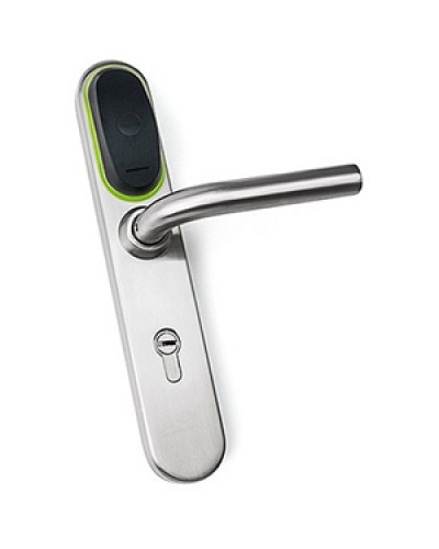 Замок электромеханический для двери IronLogic Eurolock EHT net (серебро) dd = 72 мм в Березниках Электромеханические замки Pintop.ru