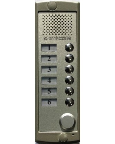 Блок вызова домофона Метаком MK6-K-RF в Березниках Блоки вызова многоабонентные Pintop.ru