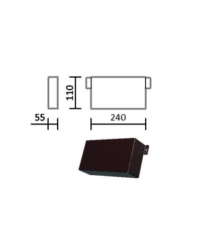 Монтажный кожух Vizit МК-400CB в Березниках Аксессуары для многоабонентных систем Pintop.ru