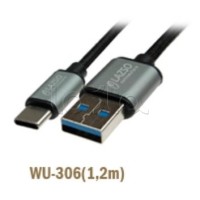 Кабель для передачи данных и зарядки LazsoWU-206(1,2m)