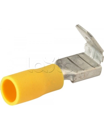 Клемма плоская изолированная 4-6 мм² (КПИ гнездо+штекер - 7.4мм+6.3мм) (100шт/уп) REXANT 08-0452 в Березниках Клеммные колодки Pintop.ru