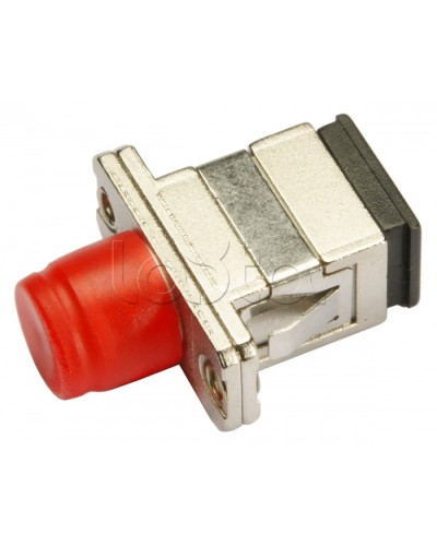 Соединитель проходной SC-FC, MM(для многомодового кабеля), simplex Cabeus SC-FC-MM в Березниках Проходные адаптеры и розетки оптические Pintop.ru