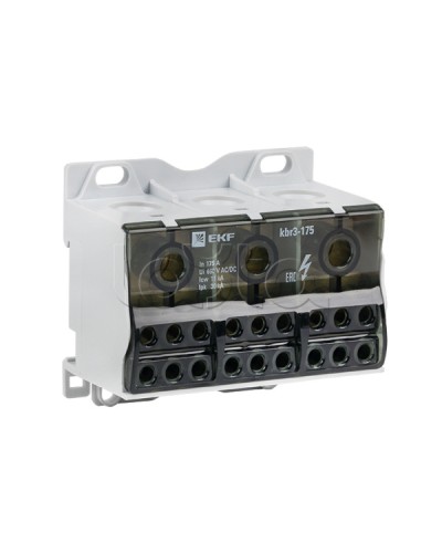 Блок распределительный КБР тройной 175A EKF PROxima (kbr3-175) в Березниках Боксы для автоматов Pintop.ru