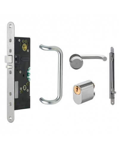 Готовый комплект для установки замка RusGuard Моторный замок RG-Lock 595 (KIT) (Комплект) в Березниках Защелки Pintop.ru