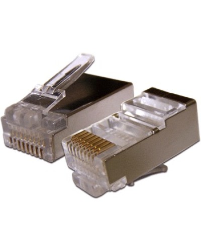 Коннектор RJ45 STP 8P8C, cat.6 TWT TWT-PL45/S-8P8C-6 в Березниках Коннекторы и разъемы Pintop.ru