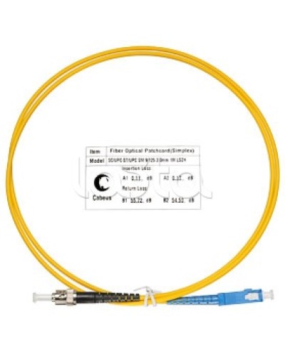 Патч-корд волоконно-оптический SM 9/125 simplex SC-ST LSZH (1 м) Cabeus FOP(s)-9-SC-ST-1m в Березниках Патч-корды оптические Pintop.ru