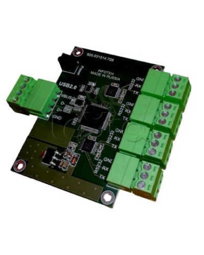 Конвертер USB/RS-232 ИНФОТЕХ AVT-USB/4RS232 в Березниках Дополнительное оборудование для ОПС Pintop.ru