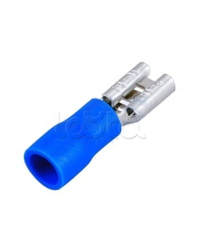 Клемма плоская изолированная 1.5-2.5 мм² (КПИ гнездо - 5.6мм) (100шт/уп) REXANT 08-0432 в Березниках Клеммные колодки Pintop.ru