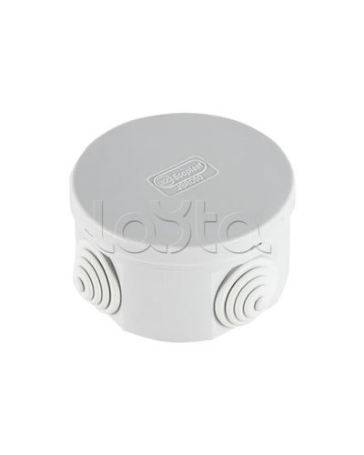 Экопласт JBR065 Коробка распред. о/п, D=65х35мм 4 вых., IP44 белый в Березниках Распределительные коробки Pintop.ru