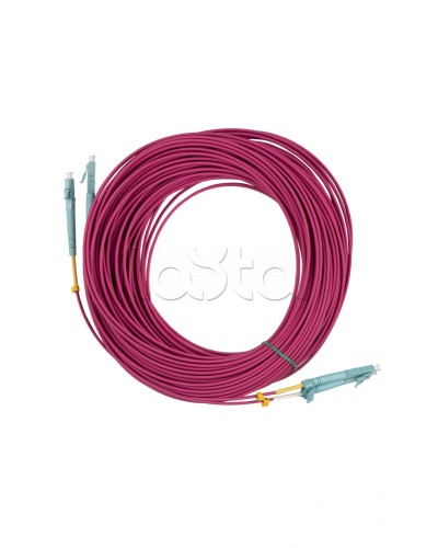 Патч-корд MM 50/125(OM4), LC-LC, duplex, 10G/40G, LSZH, 25 м Hyperline FC-D2-504-LC/PR-LC/PR-H-25M-LSZH-MG в Березниках Патч-корды оптические Pintop.ru