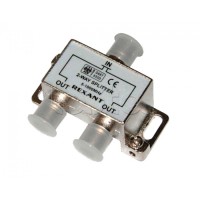 Делитель телевизионный ТВх2 под F разъём 5-1000 МГц (10шт/уп) REXANT 05-6001