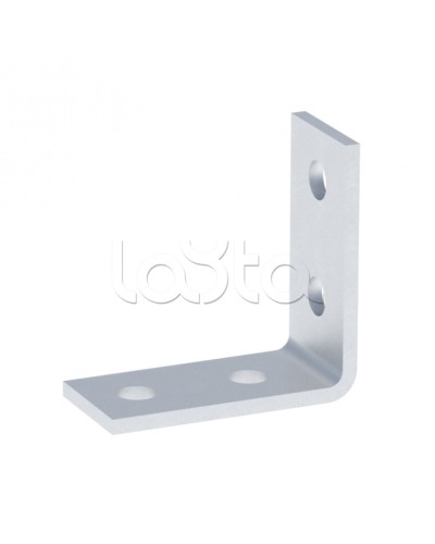 STRUT-пластина угловая 90гр. 4 отверстия HDZ EKF (stpu4-HDZ) в Березниках Аксессуары для лотков Pintop.ru