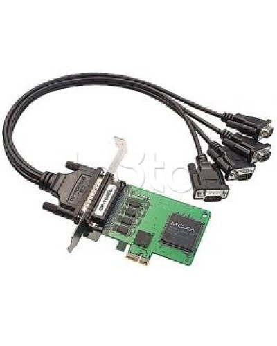 Плата 4-портовая RS-232 для шины PCI Express Moxa CP-104EL-A-DB9M в Березниках Сетевые карты Pintop.ru