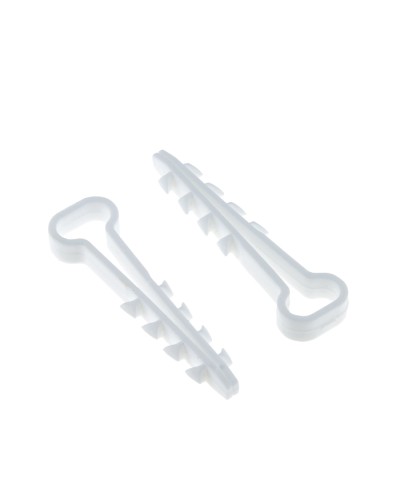 Дюбель-хомут (6х14 мм) для плоского кабеля белый (50 шт.) EKF PROxima (plc-cd-6x14w) в Березниках Крепеж: Дюбели, шурупы, саморезы Pintop.ru